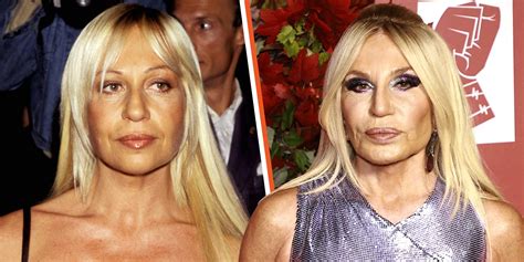 donatella versace in 1997|donatella versace then and now.